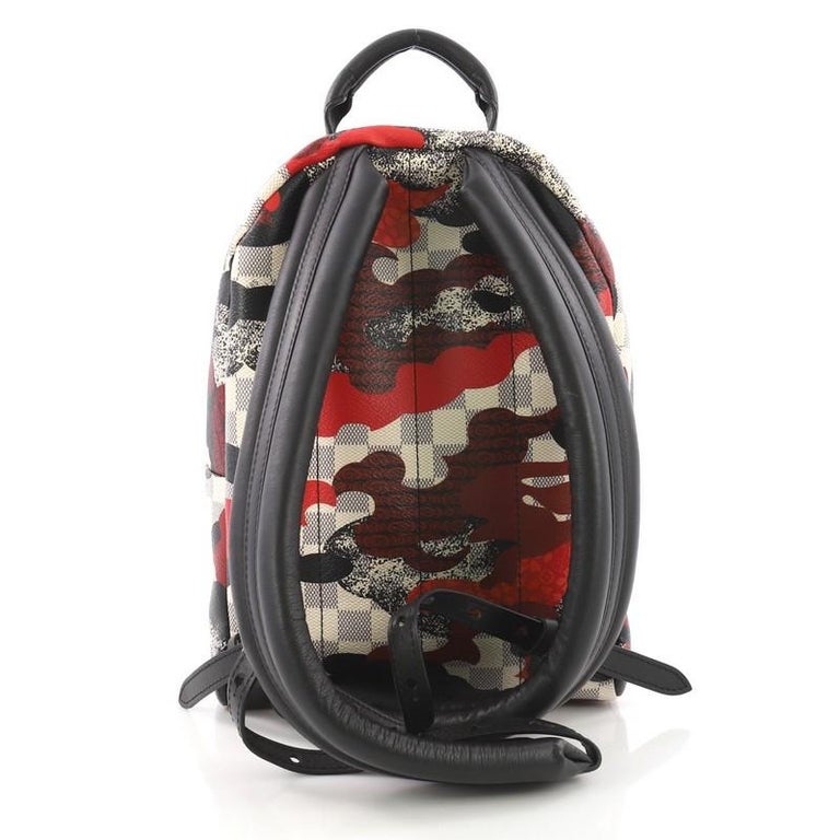 Louis Vuitton Palm Springs Backpack Limited Edition Patchwork Waves Damier PM For Sale at 1stdibs