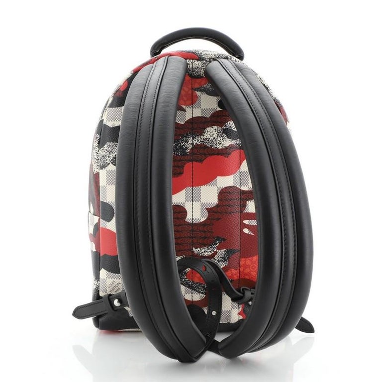 Palm Springs Backpack Limited Edition Patchwork Waves Damier PM