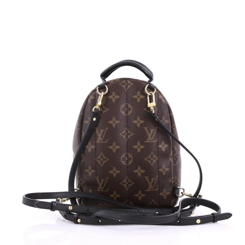 Louis Vuitton Palm Springs Backpack Monogram Canvas Mini In Good Condition In NY, NY