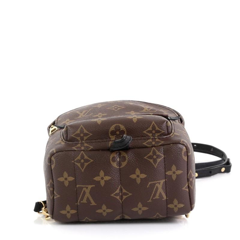 Louis Vuitton Palm Springs Backpack Monogram Canvas Mini  In Good Condition In NY, NY