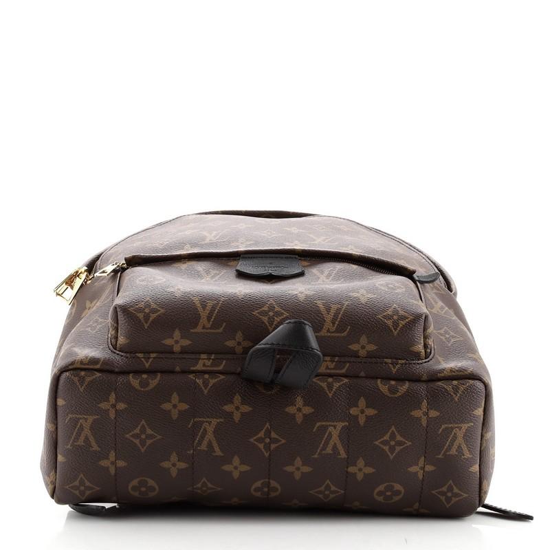 Black Louis Vuitton Palm Springs Backpack Monogram Canvas MM