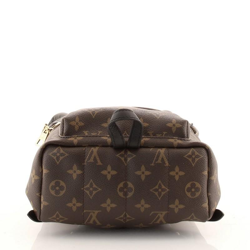 Black Louis Vuitton Palm Springs Backpack Monogram Canvas PM