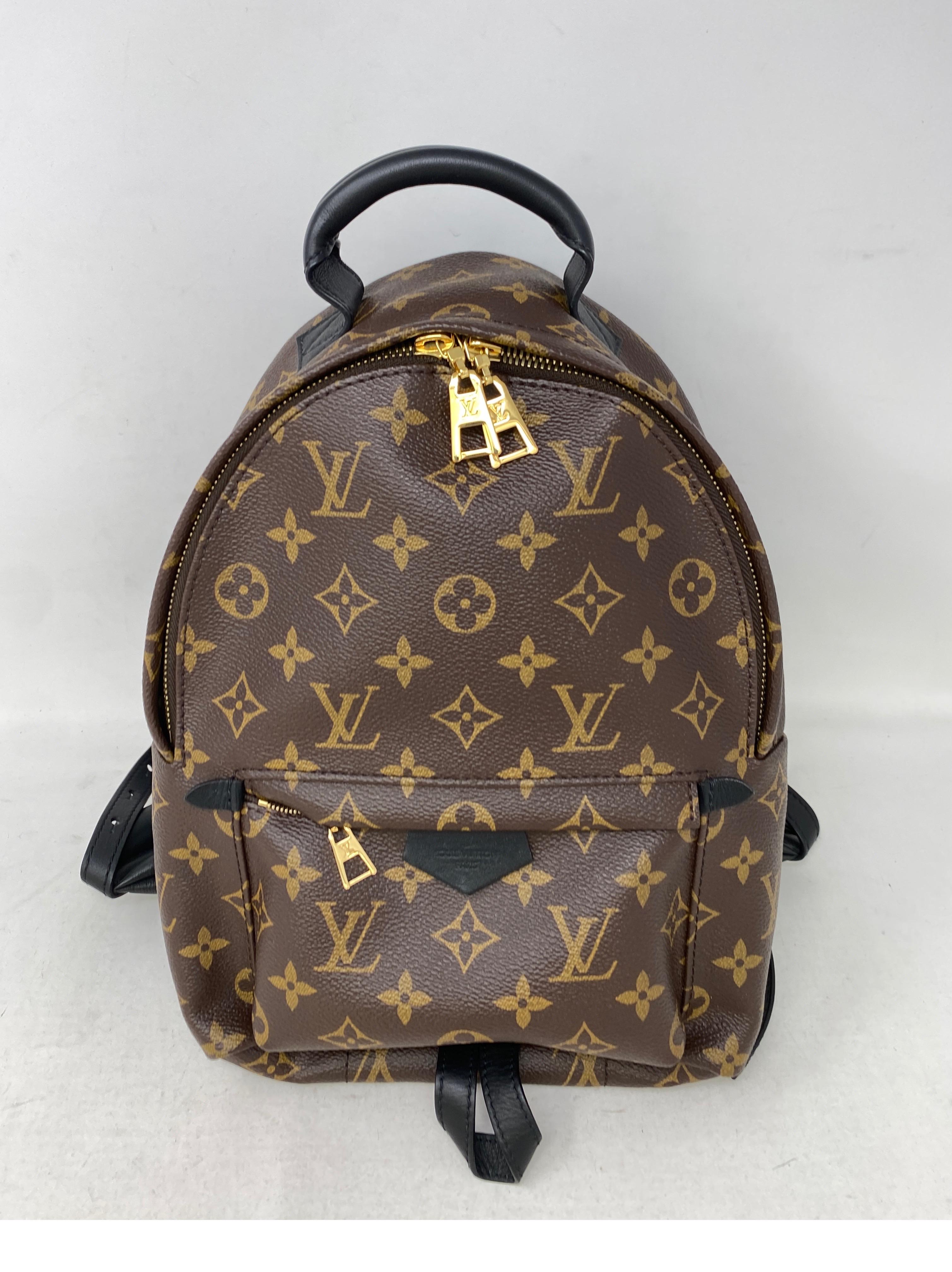 Louis Vuitton Palm Springs Backpack PM. Small size backpack. Mint like new condition. Sold out at LV. Great travel or every day backpack. Guaranteed authentic. 