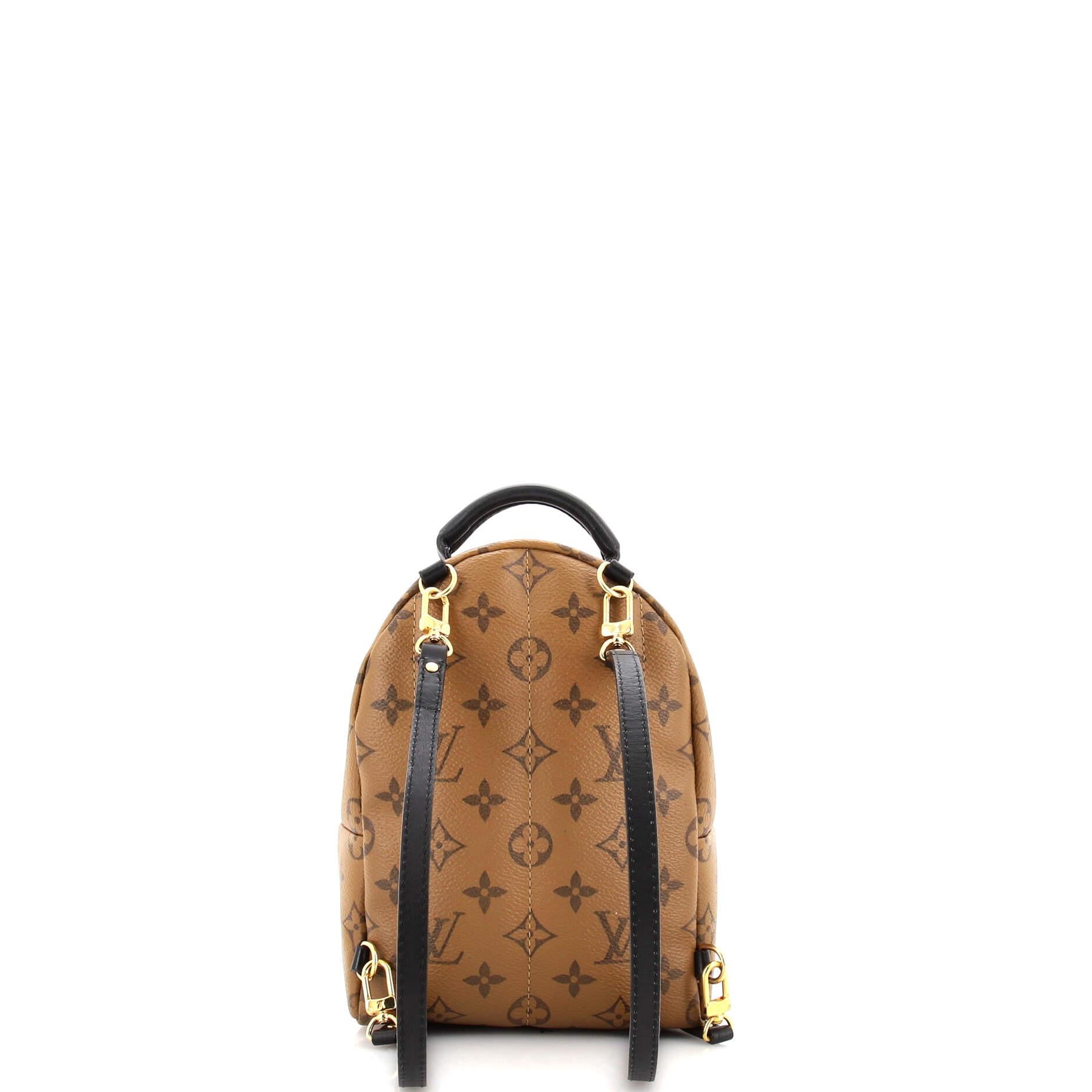 Louis Vuitton Palm Springs Backpack Reverse Monogram Canvas Mini In Good Condition In NY, NY