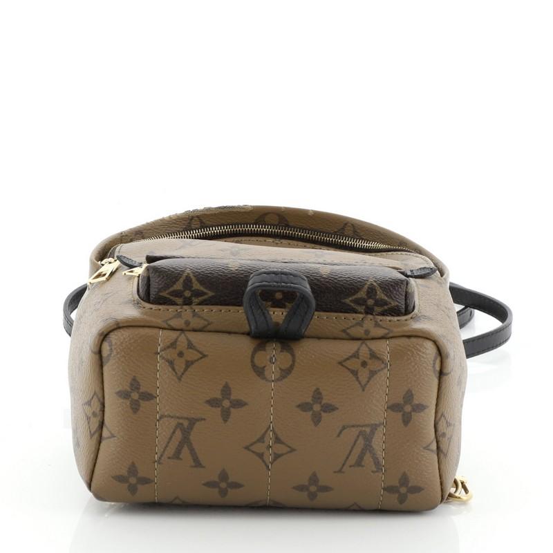 Women's Louis Vuitton Palm Springs Backpack Reverse Monogram Canvas Mini