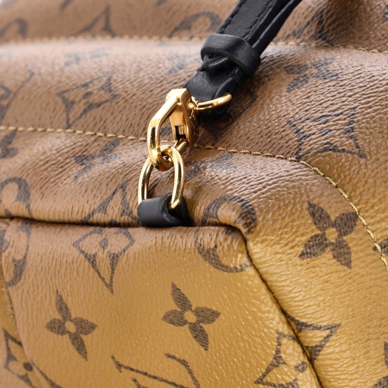 Louis Vuitton Monogram Reverse Canvas Mini Palm Spring Backpack at 1stDibs