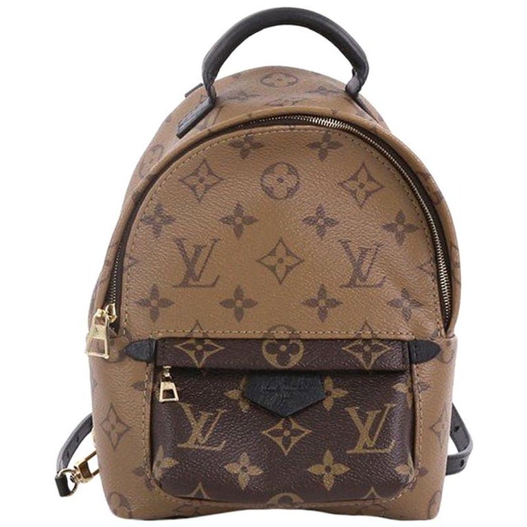 Louis Vuitton Palm Springs Backpack Reverse Monogram Canvas Mini For Sale at 1stdibs