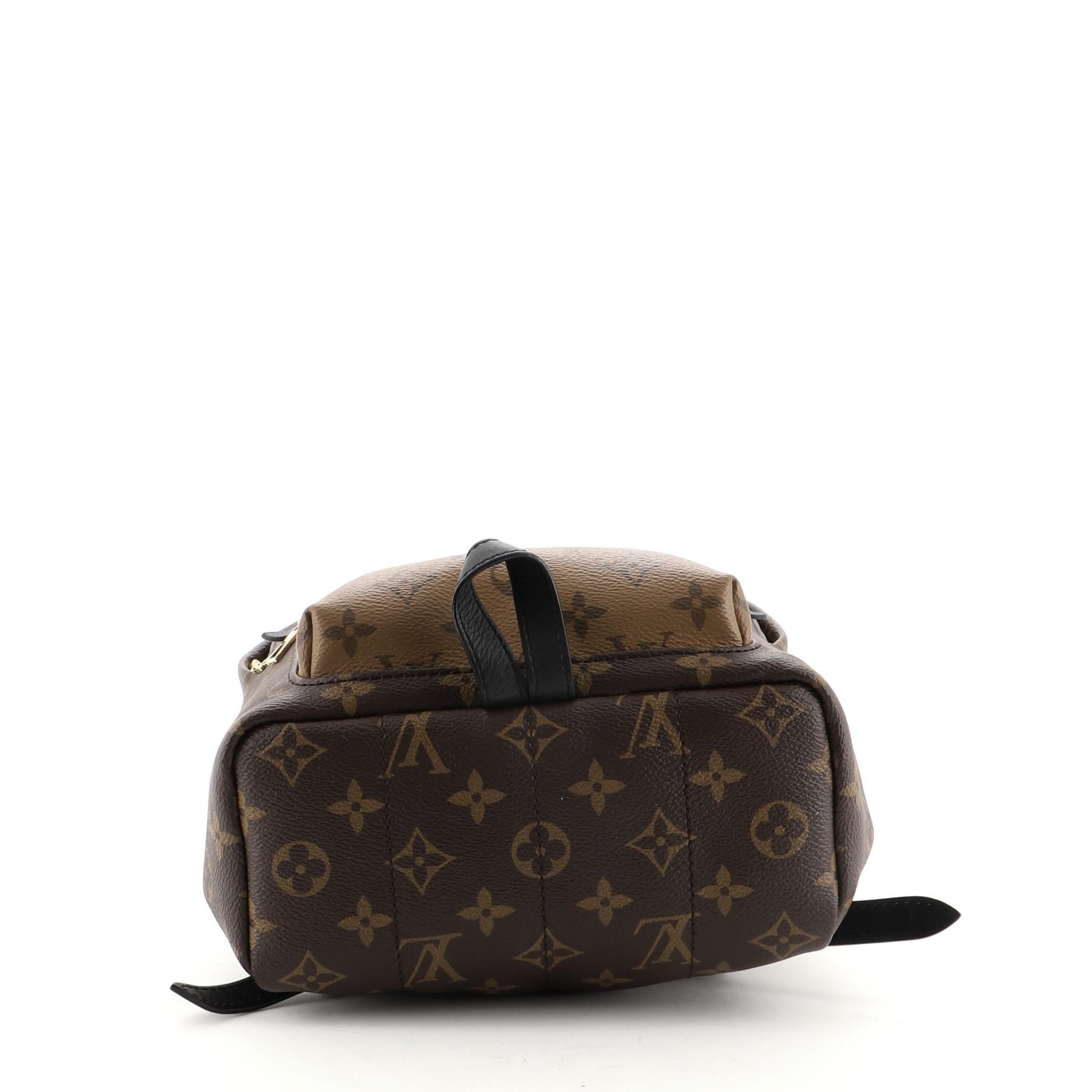 Louis Vuitton Palm Springs Backpack Reverse Monogram Canvas PM In Good Condition In NY, NY