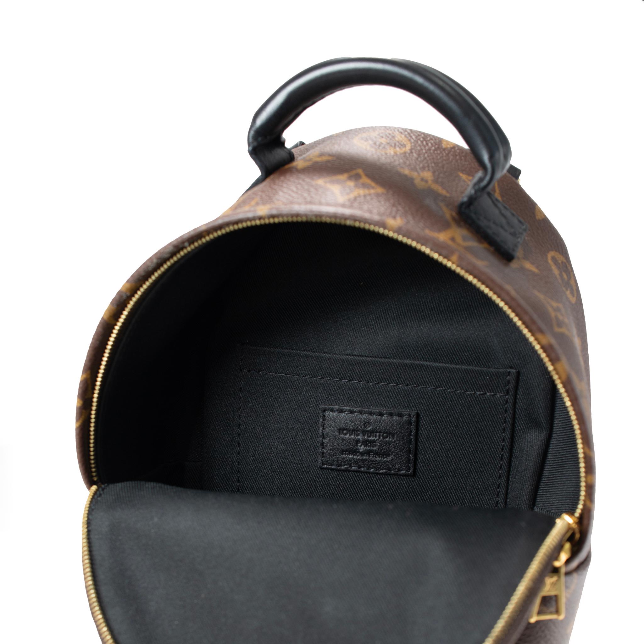 Louis Vuitton Palm Springs Braun Monogramm Canvas M44873 Mini-Rucksack im Angebot 1