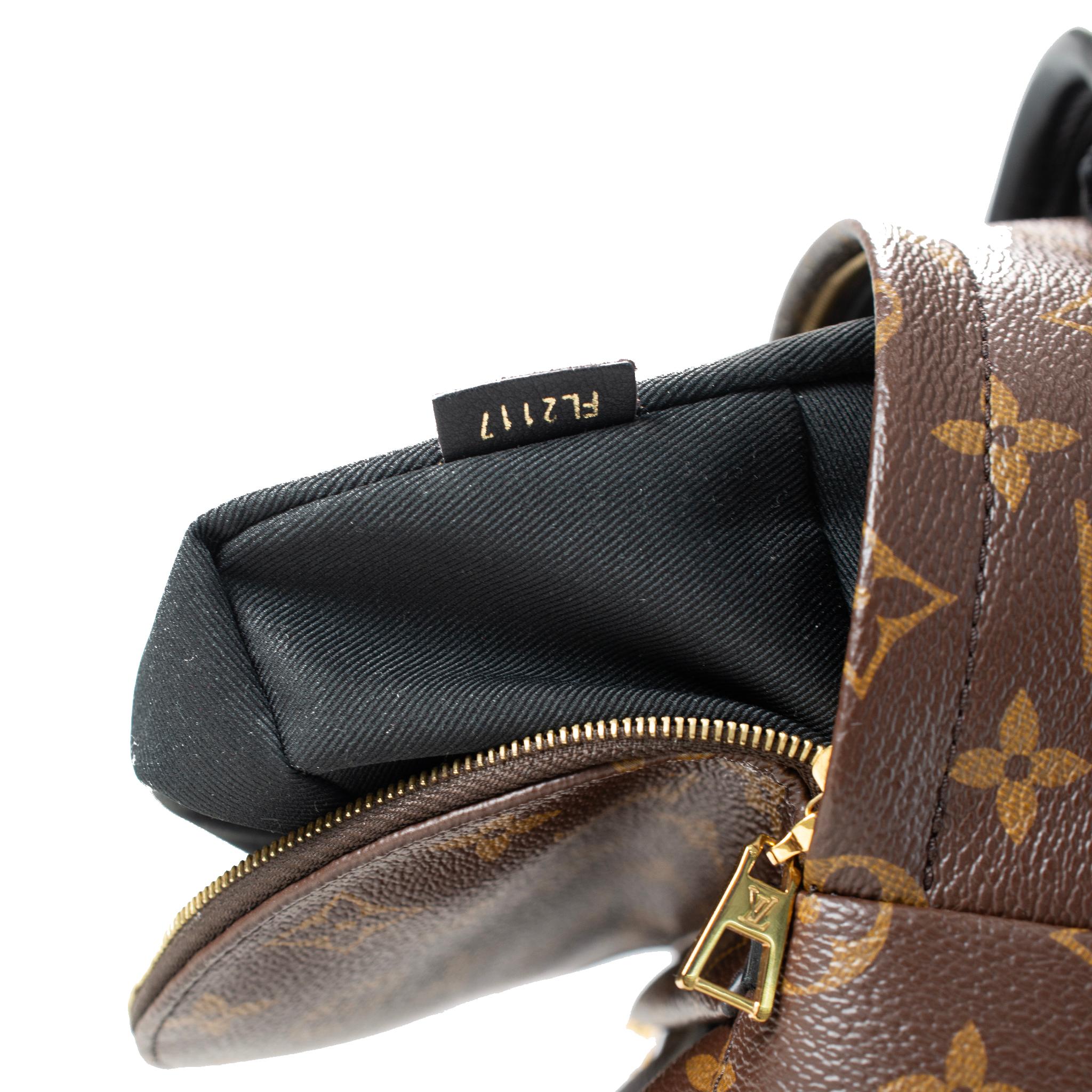 Louis Vuitton Palm Springs Braun Monogramm Canvas M44873 Mini-Rucksack im Angebot 3