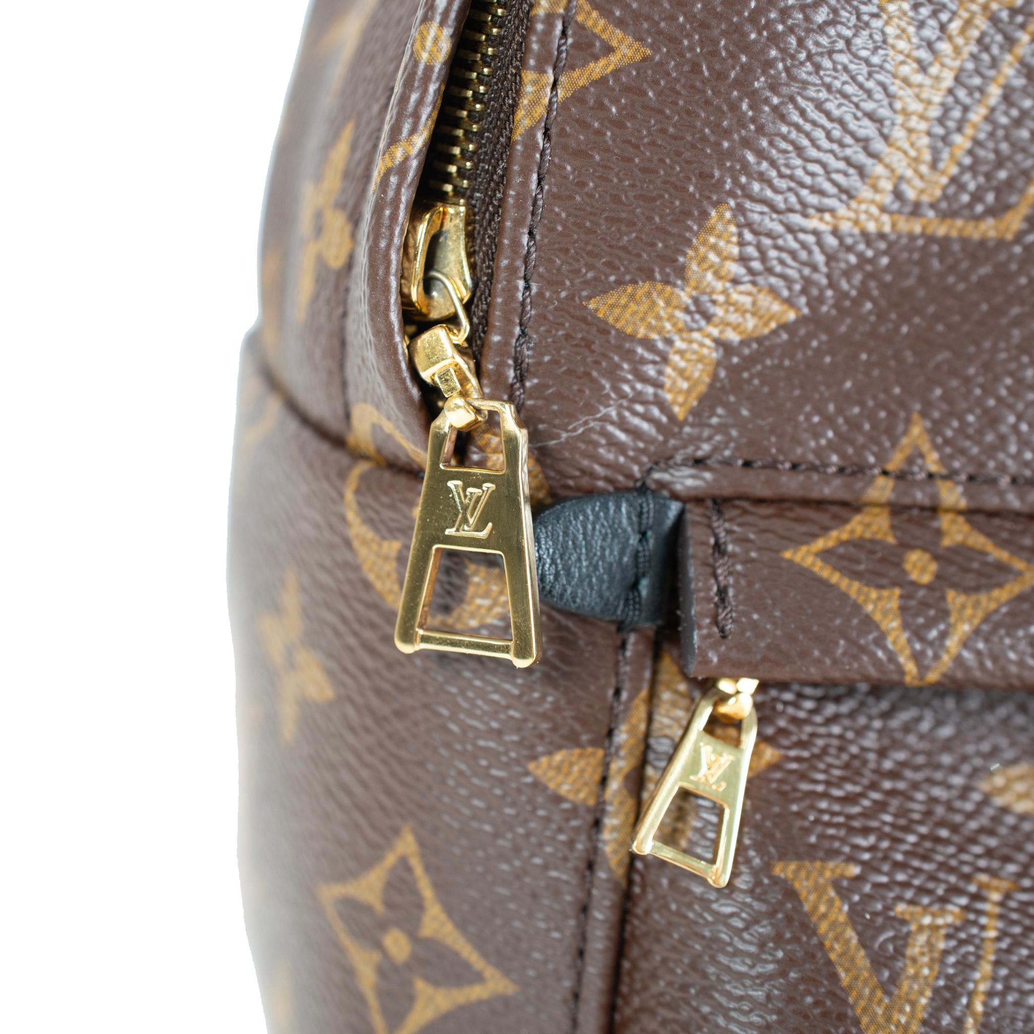 Louis Vuitton Palm Springs Braun Monogramm Canvas M44873 Mini-Rucksack im Angebot 4