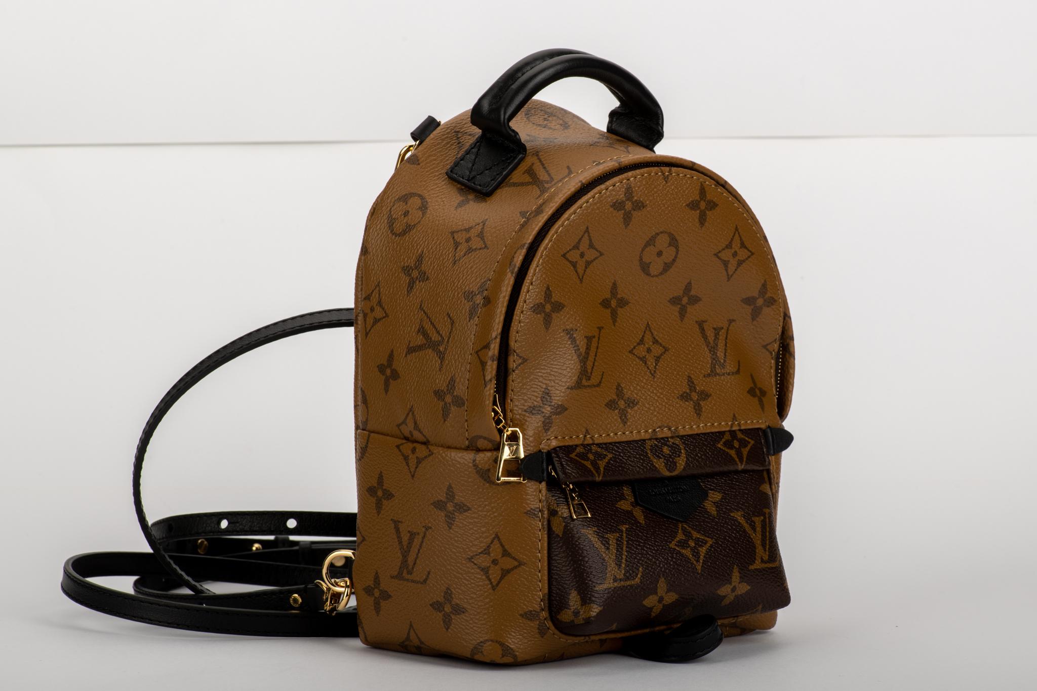 A new take on a very classic staple of the Louis Vuitton collection. The mini monogram canvas sports a multi-positional strap for cross-body wear. Brand new in box with booklet, dust cover, box, ribbon and shopping bag.