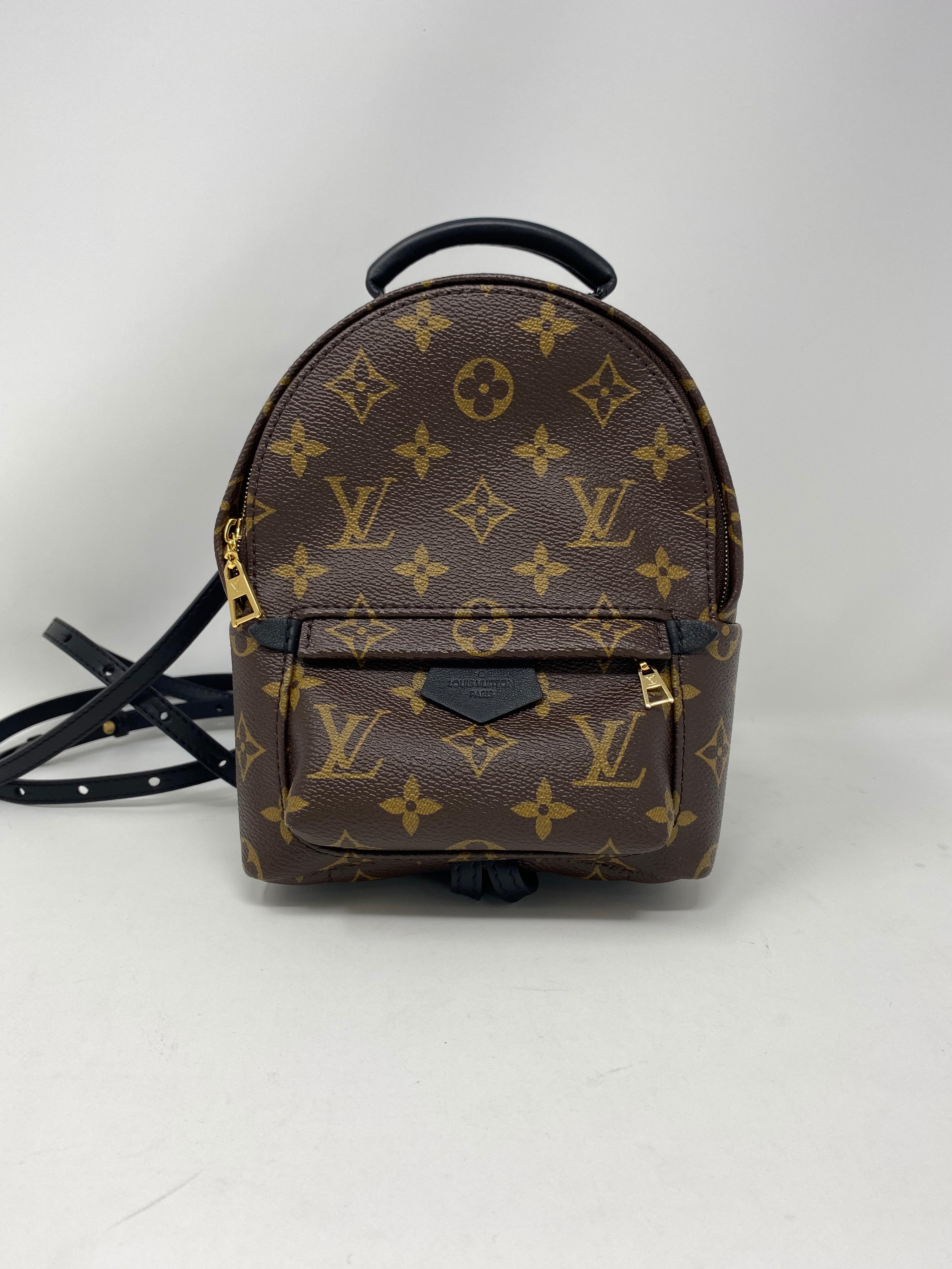 Louis Vuitton Mini Palm Springs Backpack. Brand new and never used. Includes dust cover, original tag and booklet. Guaranteed authentic. 