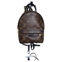 Louis Vuitton Palm Springs Mini Monogramm-Rucksack aus Segeltuch für die Reise 