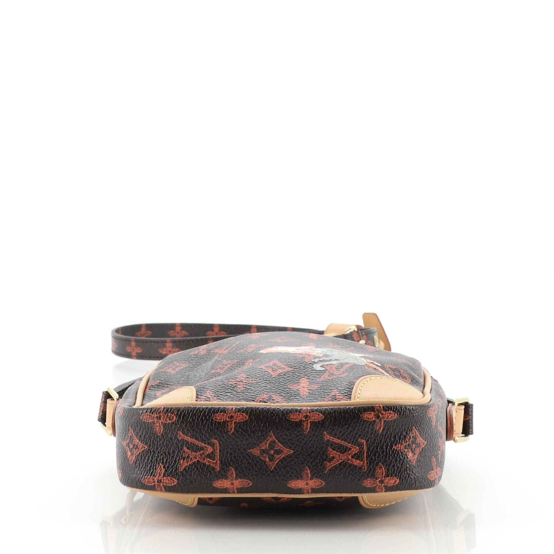 Black Louis Vuitton Paname Bag Limited Edition Grace Coddington Catogram Canvas