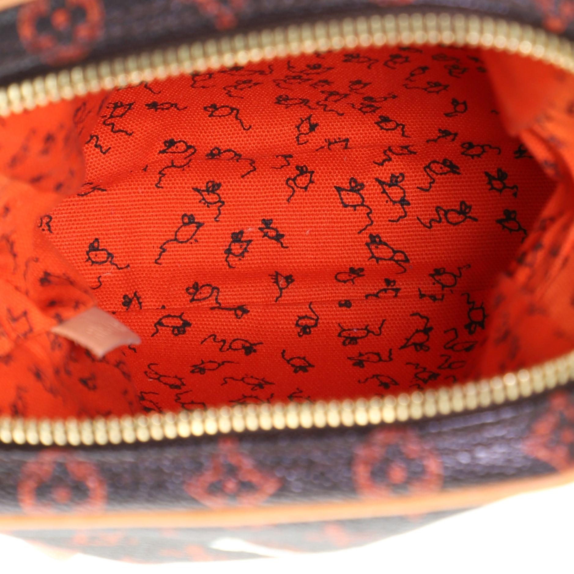 Louis Vuitton Paname Bag Limited Edition Grace Coddington Catogram Canvas MM In Good Condition In NY, NY