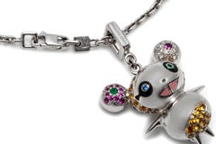 Louis Vuitton Panda Pendant Necklace