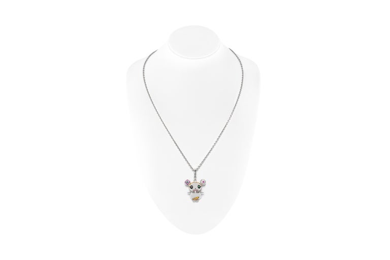 Louis Vuitton Panda Pendant Necklace at 1stdibs