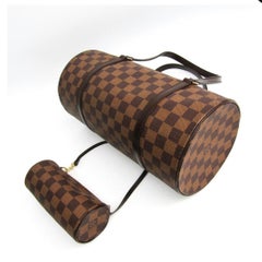 Louis Vuitton Papillon 30 N51303  Handbag Damier Ebene / With Matching Satchel