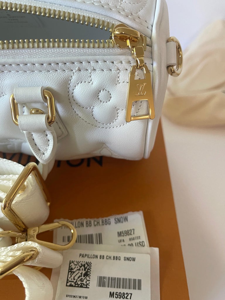 Louis Vuitton Empreinte BB Mini White Bag M59827 at 1stDibs