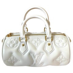Louis Vuitton Papillon BB Mini White Bag M59800 New