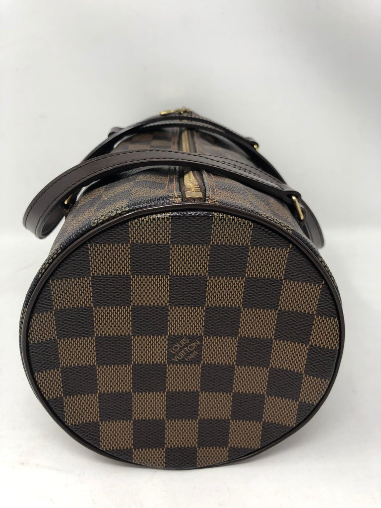 Brown Louis Vuitton Damier Ebene Papillon 28 Handbag – Designer