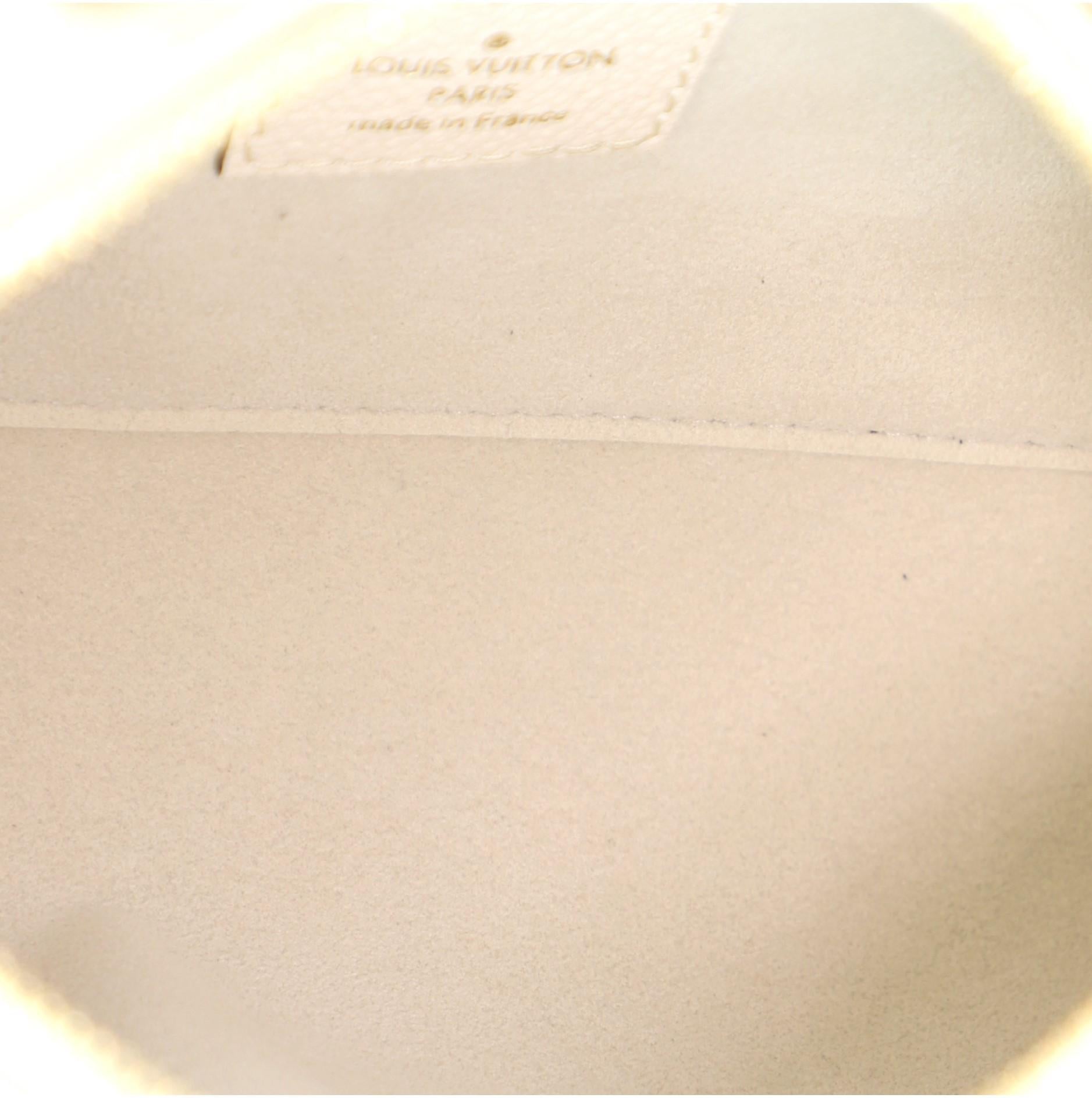 White Louis Vuitton Papillon Handbag By The Pool Monogram Empreinte Giant BB