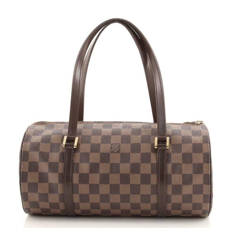 Gray Louis Vuitton Papillon Handbag Damier 30