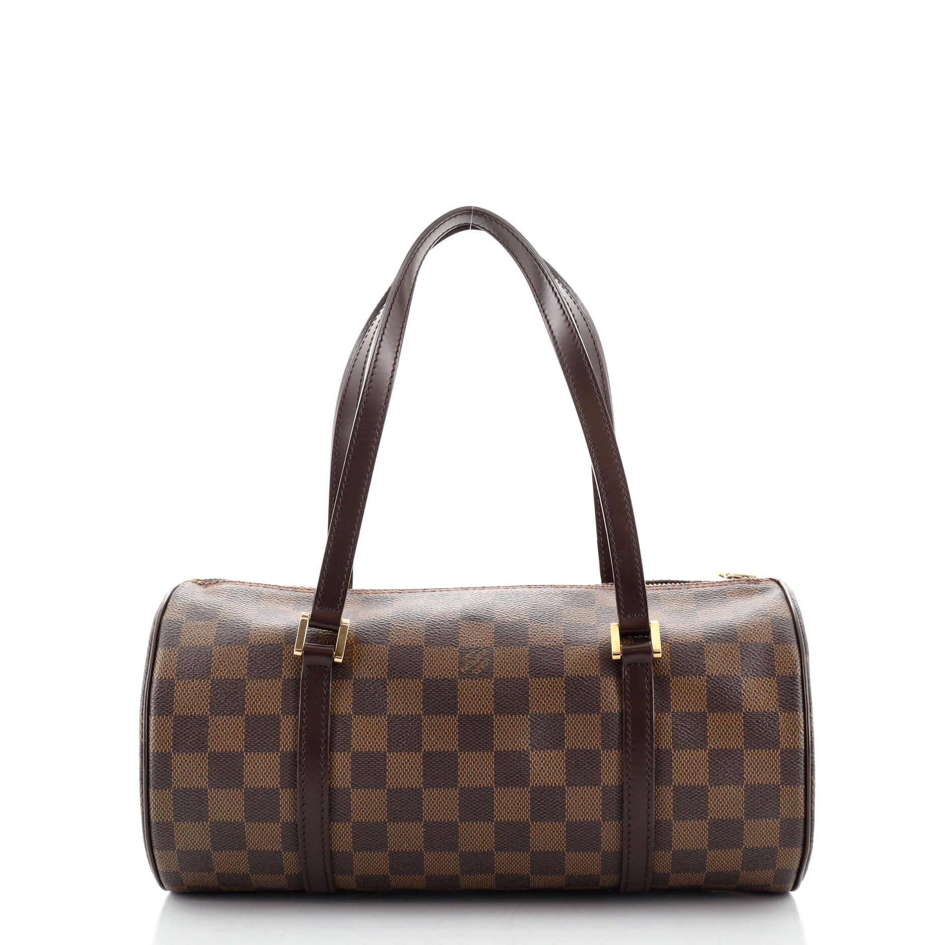 Black Louis Vuitton Papillon Handbag Damier 30