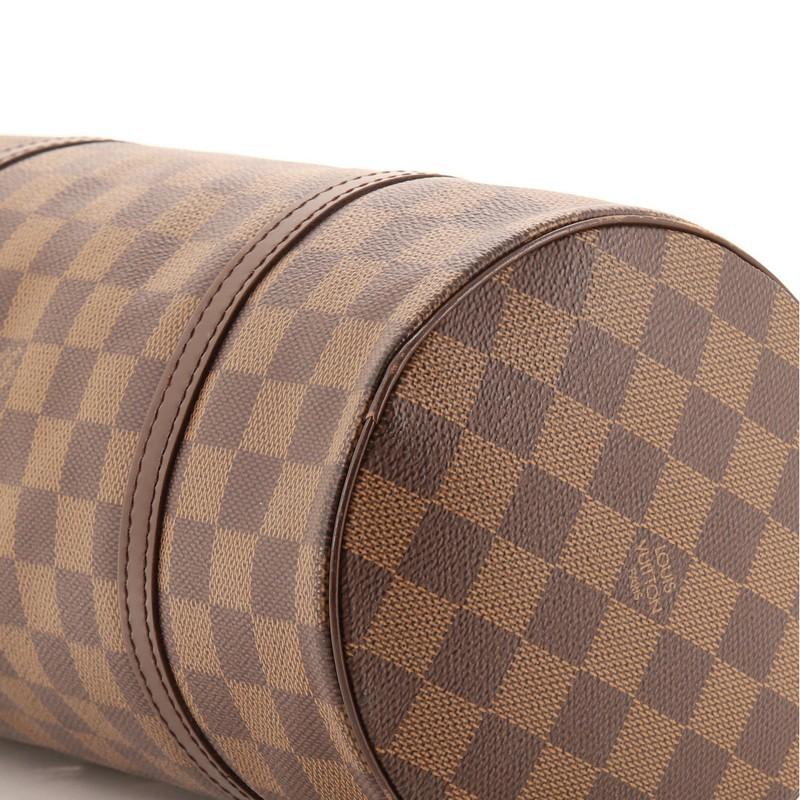 Brown Louis Vuitton Papillon Handbag Damier 30