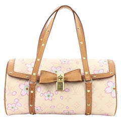 Louis Vuitton Papillon Handbag Limited Edition Cherry Blossom Monogram