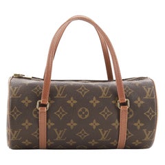 Louis Vuitton Papillon Handbag Monogram Canvas 26