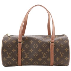 Louis Vuitton Papillon Handtasche Monogramm Segeltuch 30