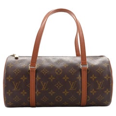 Louis Vuitton Papillon Handtasche Monogramm Segeltuch 30