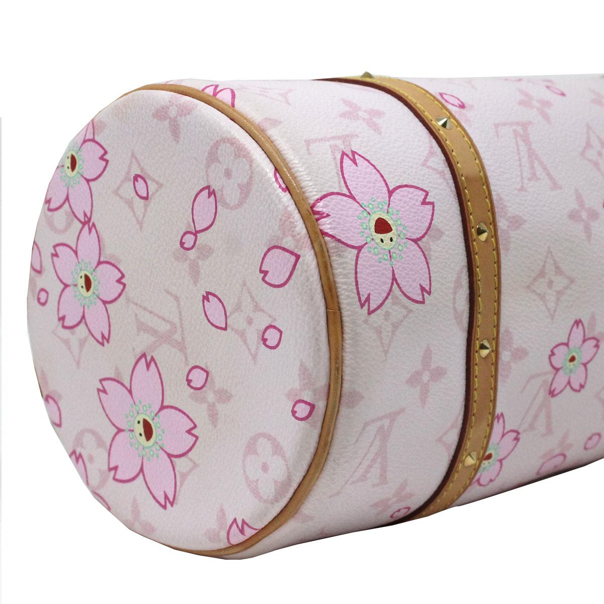 Louis Vuitton Papillon Monogram Cherry Blossom Pink Satchel 3