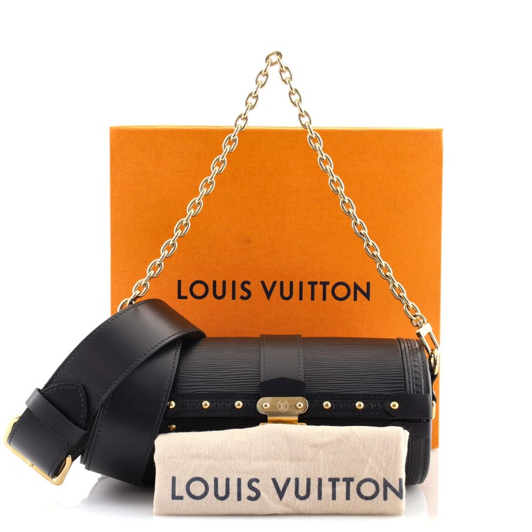 Louis Vuitton Epi Papillon Trunk Shoulder Bag Jaune Yellow M58647