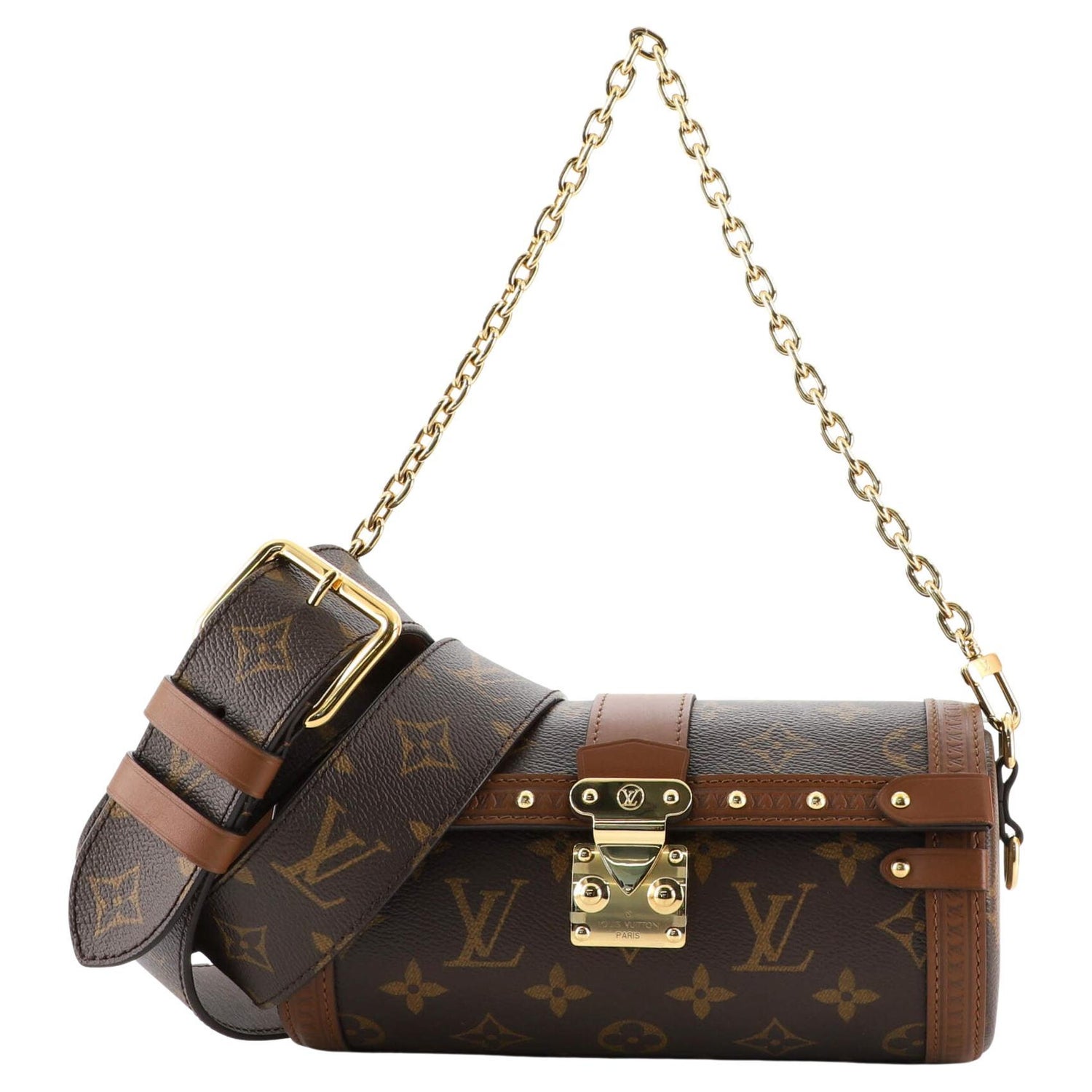 Louis Vuitton Monogram Papillon Trunk w/ Strap - Brown Mini Bags, Handbags  - LOU765123