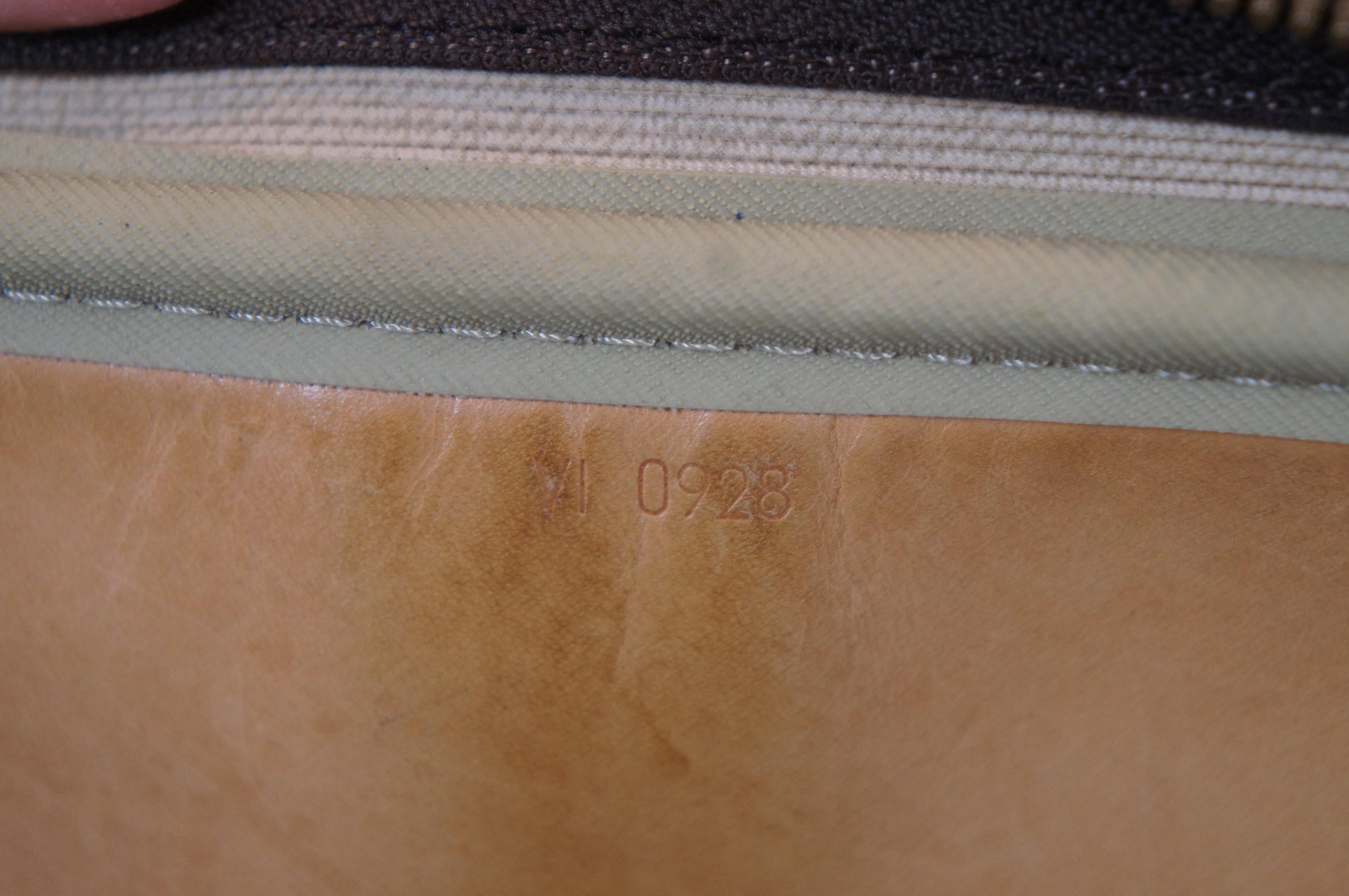 Louis Vuitton Paris Alize 24 Heures Brown Monogram Boston Duffel Reisetasche im Angebot 4