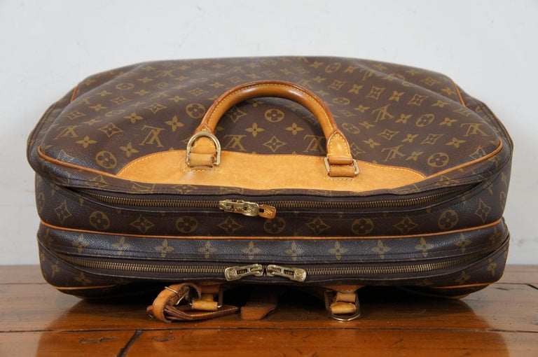 Louis Vuitton Paris Alize 24 Heures Brown Monogram Boston Duffel Travel Bag  For Sale at 1stDibs