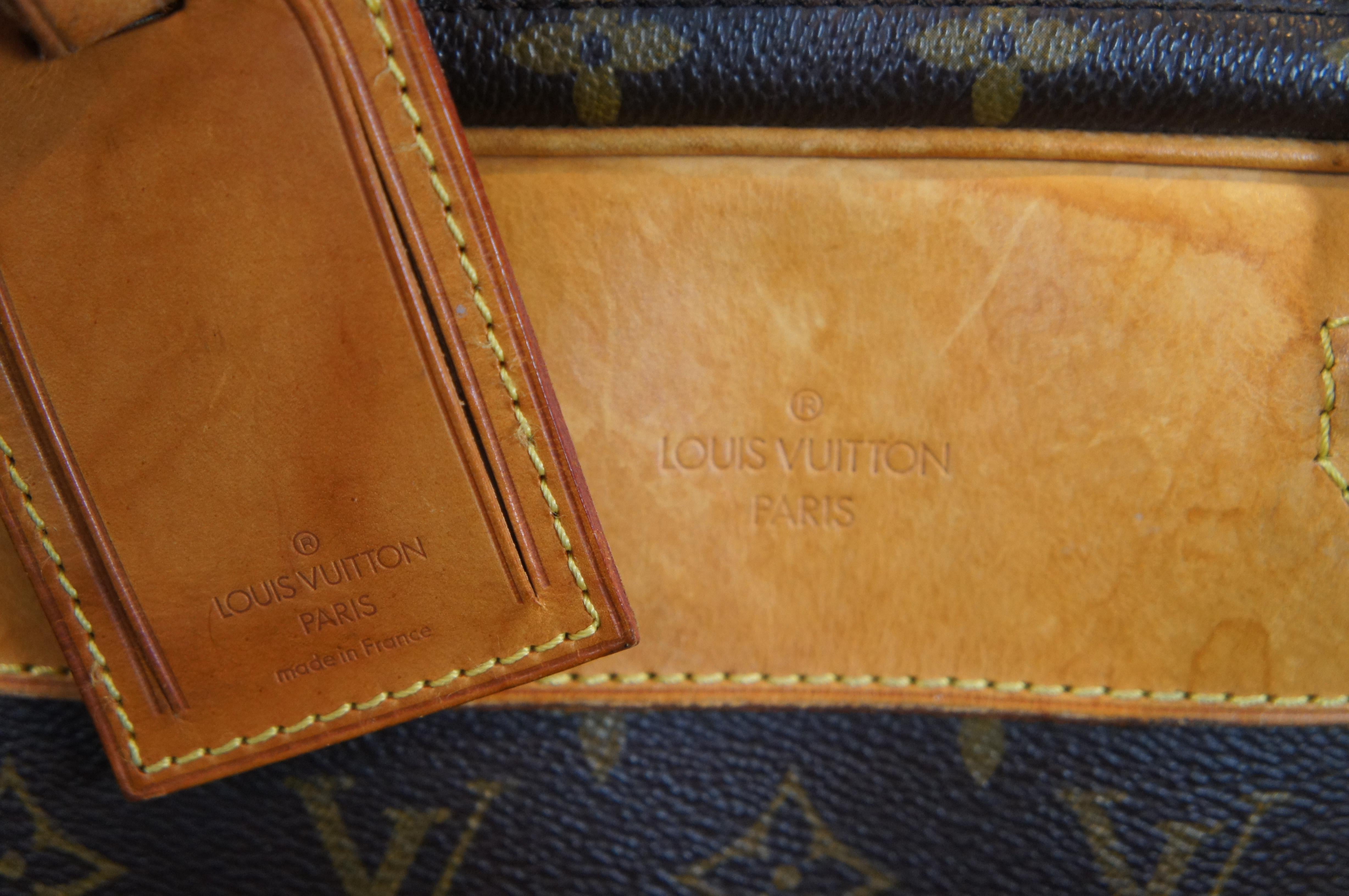 Louis Vuitton Paris Alize 24 Heures Brown Monogram Boston Duffel Reisetasche im Angebot 1