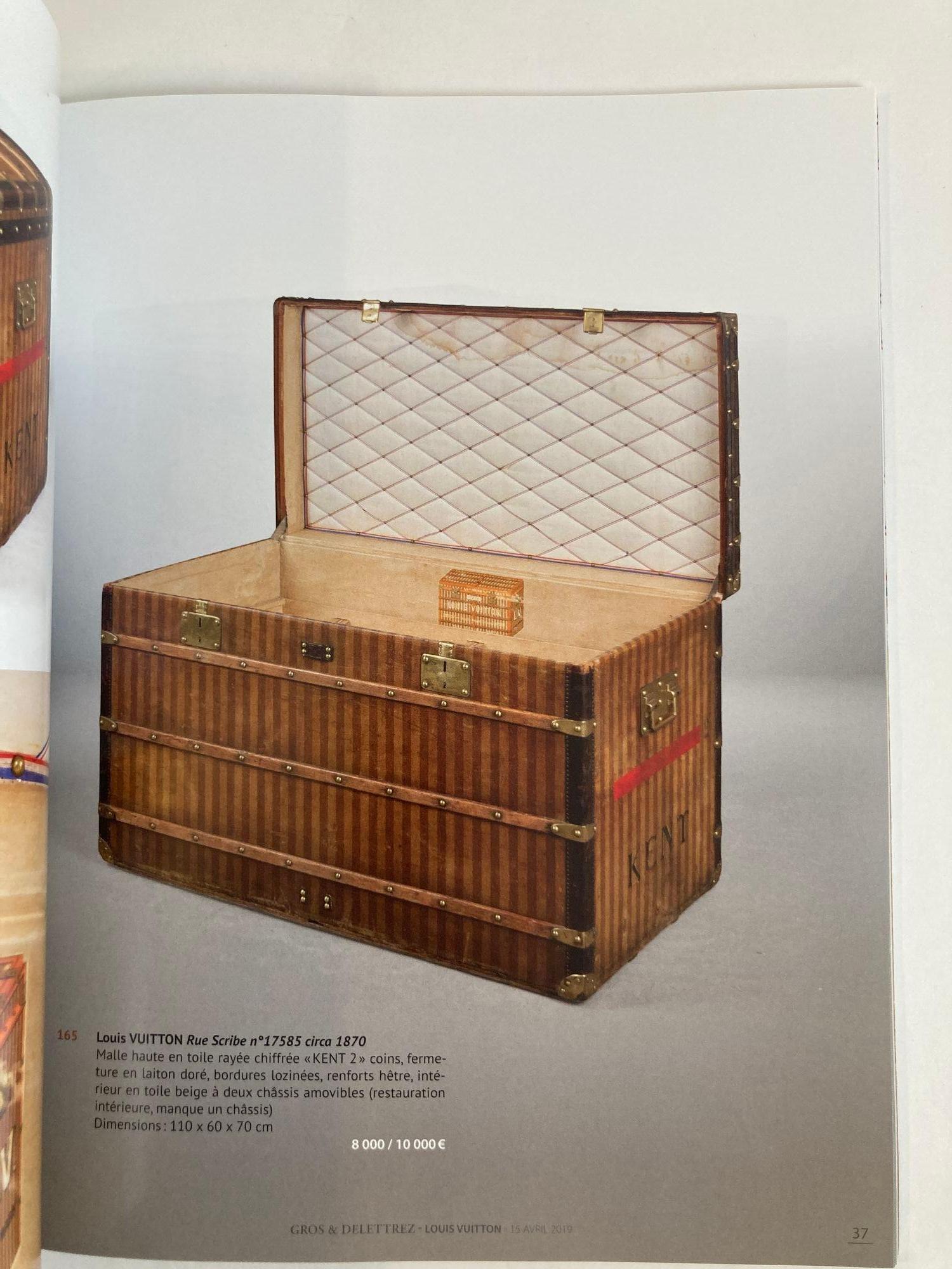 Louis Vuitton Paris Auction Catalog 2019 by Gros & Delettrez For Sale 4