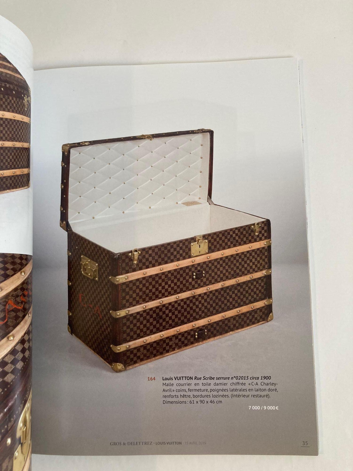 Louis Vuitton Paris Auction Catalog 2019 by Gros & Delettrez For Sale 5