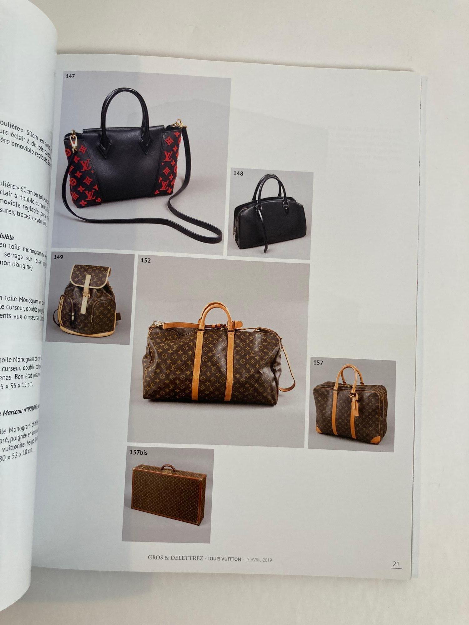 Louis Vuitton Paris Auction Catalog 2019 by Gros & Delettrez For Sale 7