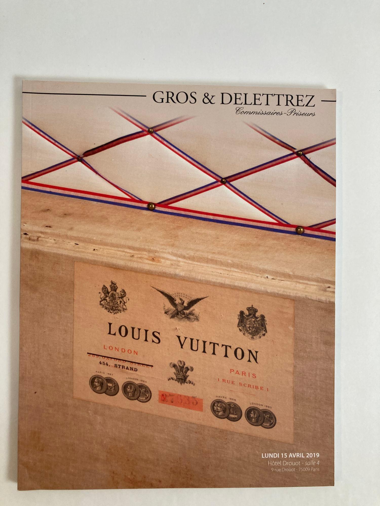 Art Deco Louis Vuitton Paris Auction Catalog 2019 by Gros & Delettrez For Sale