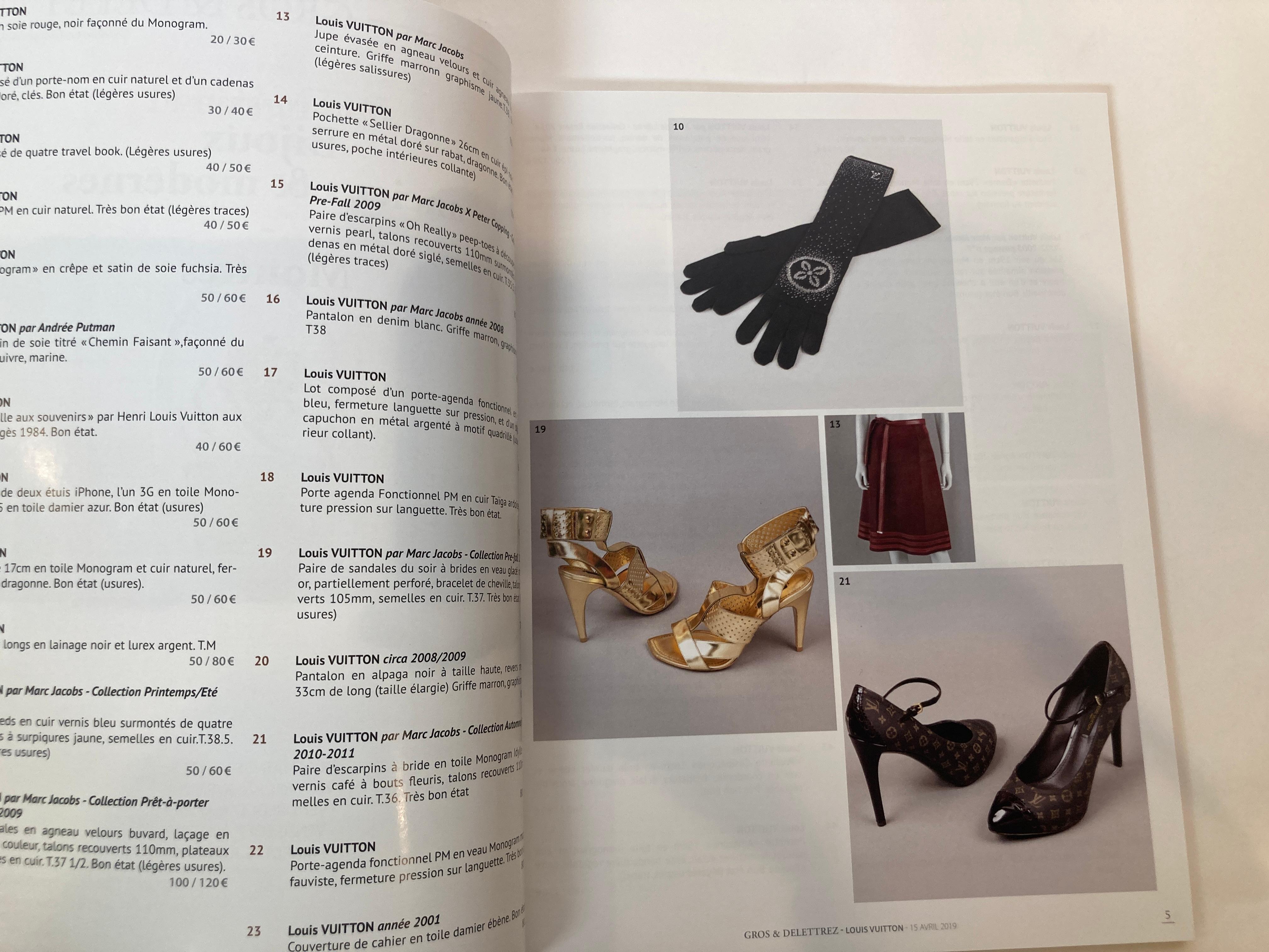 Louis Vuitton Paris Auction Catalog 2019  by Gros & Delettrez For Sale 2