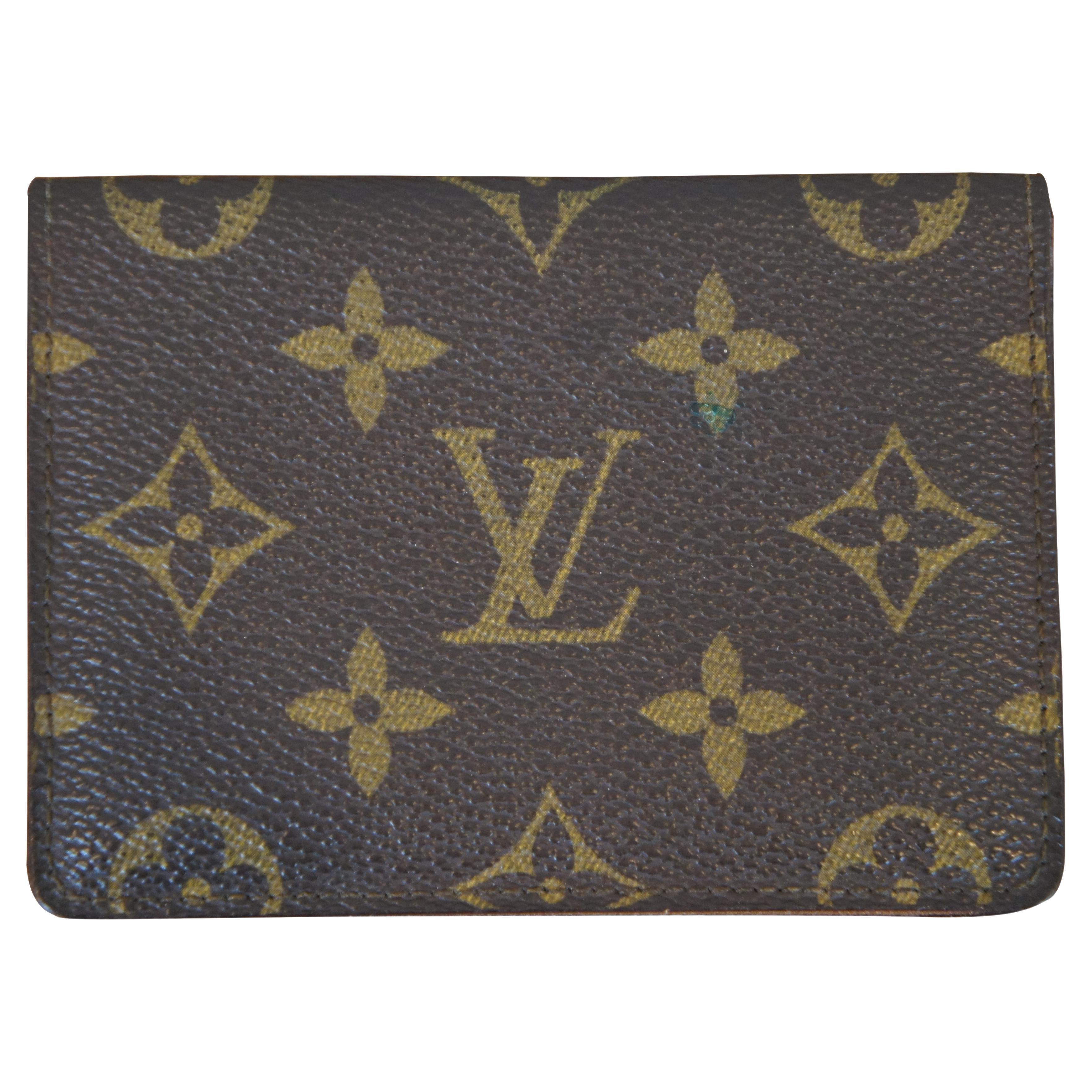 Louis Vuitton Paris Monogram Portes 2 Cartes Bi-fold Wallet Card Holder ID  Case For Sale at 1stDibs