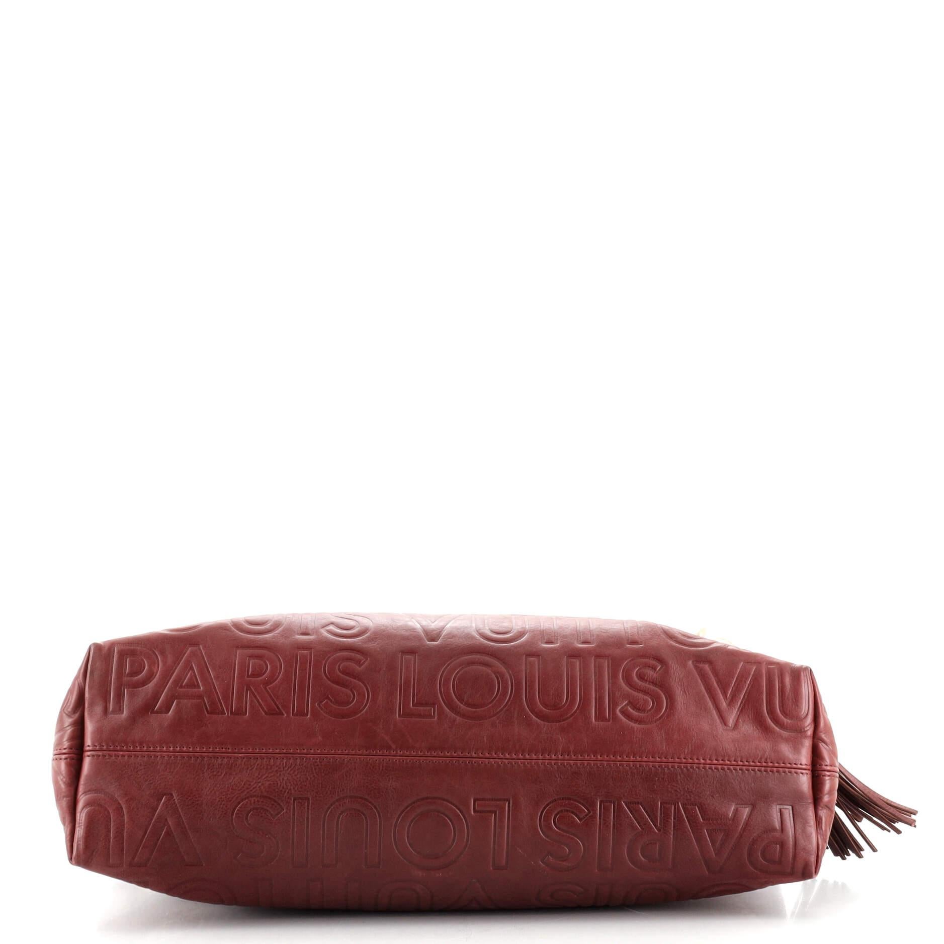 Louis Vuitton Pariser Souple Wish-Tasche aus Leder für Damen oder Herren