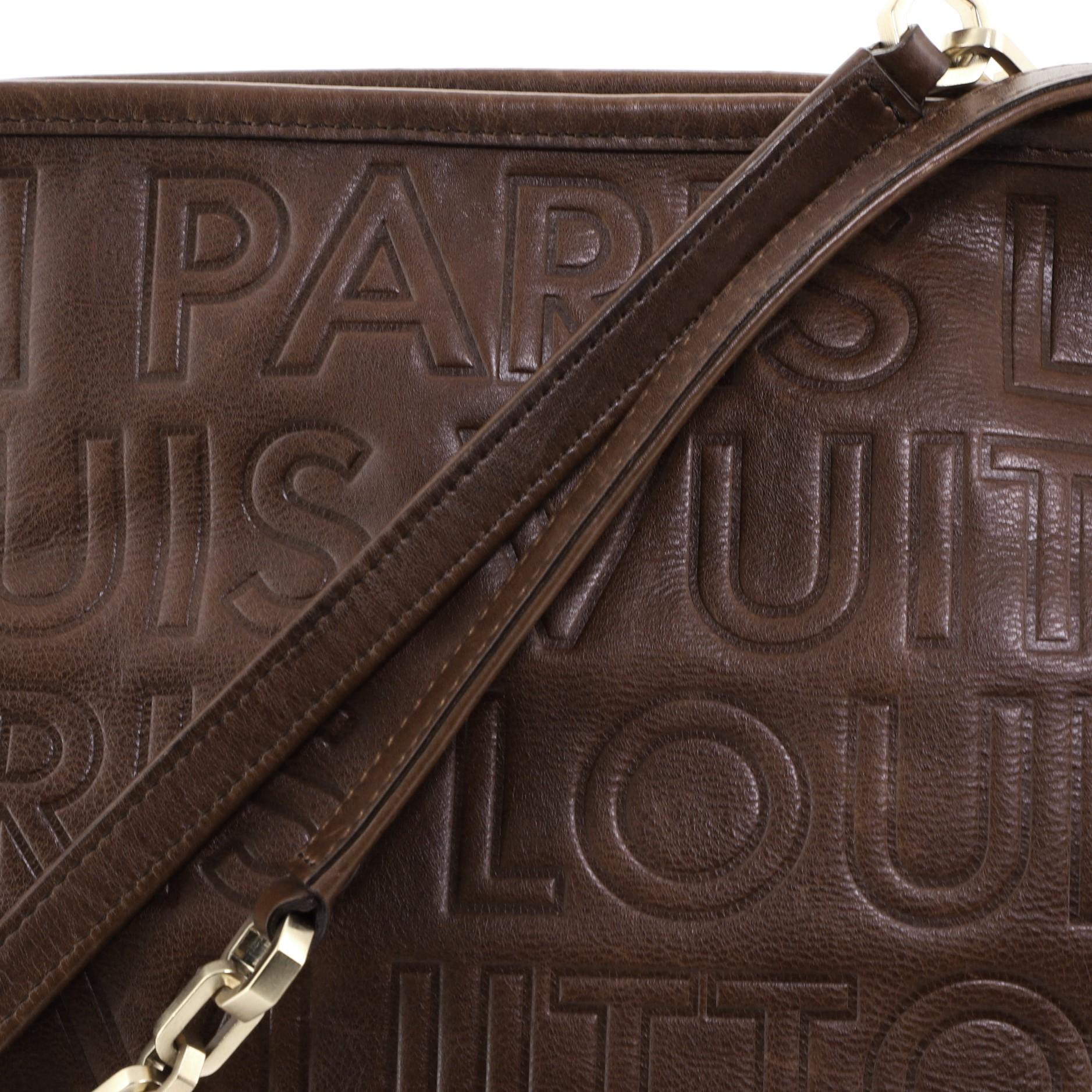 Women's or Men's Louis Vuitton Paris Souple Wish Bag Leather