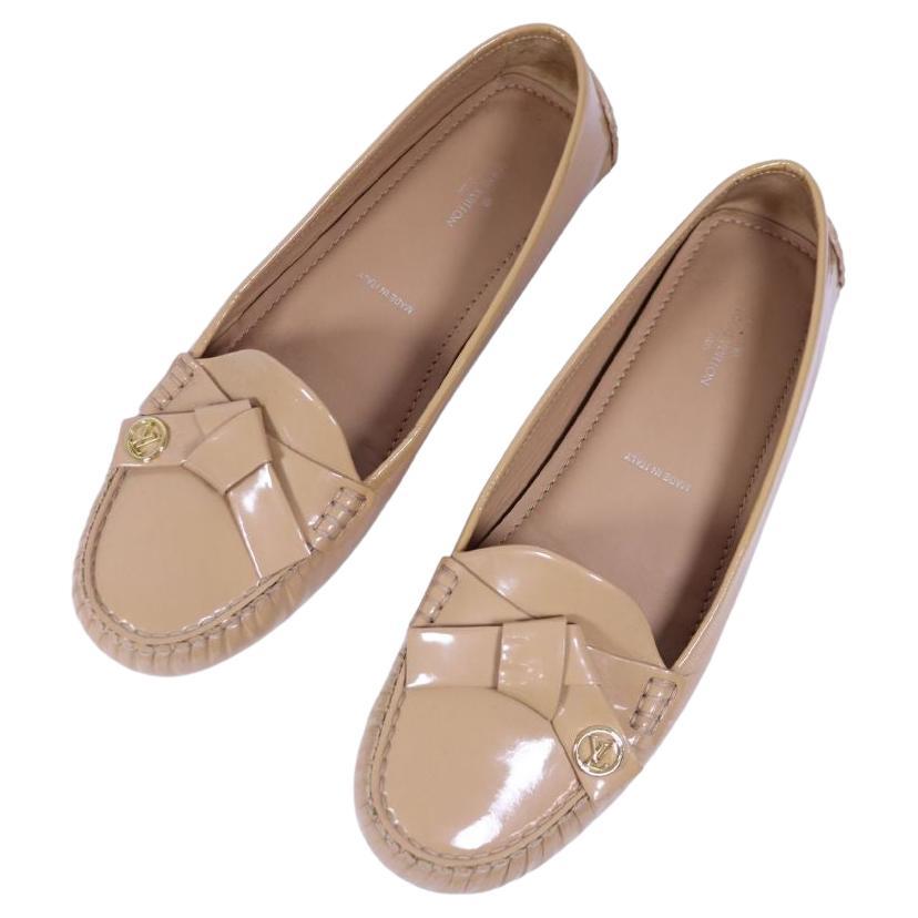 Louis Vuitton Parklane Patent Leather Loafers Size EU 37.5 For Sale