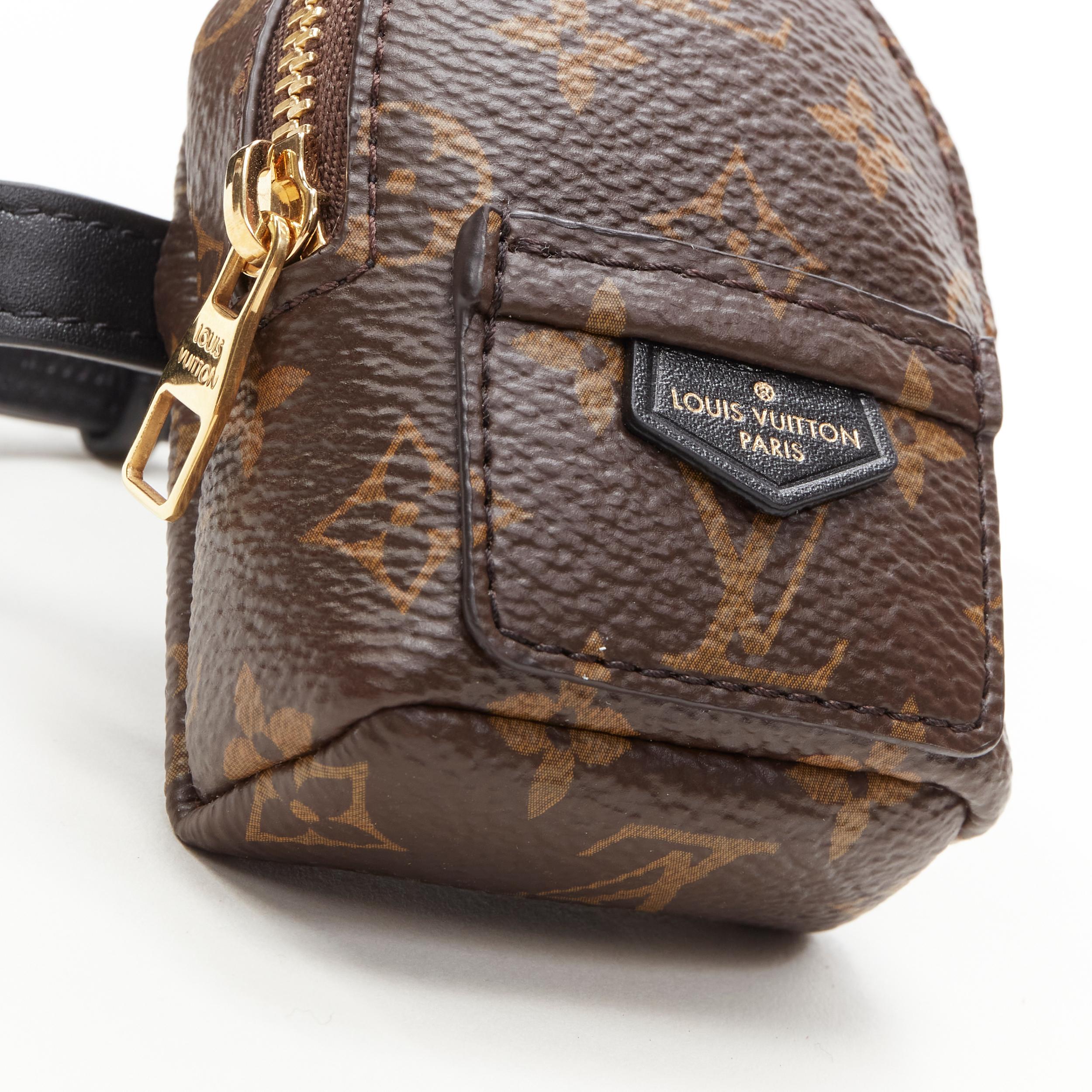 LOUIS VUITTON Party Palm Spring brown monogram wrist bag In New Condition In Hong Kong, NT